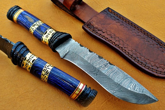 DAMASCUS STEEL BLADE FOLDING KNIFE,WOOD HANDLE OVERALL 8 INCH AWESOME CUSTOM DAMASCUS KNIFE Overall Lenght:8.5" Blade Lenght: 4" Handle Lenght 4.5" Sheath:Leather This awesome Damascus knife was designed and custom made by. There is no other knife like this, it was custom made only for you. This stunning unique knife not only looks great but it is also rock solid because of robust classic construction. Marvelous Damascus blade of the knife is the result of hours and hours of forging. This knife is complete with a top quality extra thick leather sheath. The leather sheath is totally hand tooled and sewn. Extra thick leather and strong stitching make this sheath robust which can withstand years of rough and tough use. PAYMENT: PAY PAL PAYMENTS ONLY. DELIVERY TIME 15 TO 17 DAYS COURIER : WE ARE USING DHL FIRST CLASS 2-3 DAYS. AGE RESTRICTION: WE DON'T SELL KNIVES TO ANY ONE WHO IS UNDER AGE 18. GUARANTEE: IF YOU ARE NOT HAPPY WITH YOUR PURCHASE, WE OFFER YOU A PEACE OF MIND GUARANTEE IF YOU RETURN THE PRODUCT WITHIN 14 WORKING DAYS. WE WILL REFUND YOUR MONEY BACK IMMEDIATELY ON RECEIVING THE KNIFE BACK IN ORIGINAL CONDITION. DELIBERATE TAMPERING WITH THE PRODUCT OR MISUSE WILL NOT QUALIFY FOR THE REFUND. SHIPPING CHARGES ARE NON-REFUNDABLE. DISCLAIMER: WHEN YOU ARE BIDDING ON THIS KNIFE YOU ARE CONFIRMING US THAT YOUR AGE QUALIFIES FOR THIS PURCHASE AND THIS IS A LEGAL PURCHASE.ANS KNIVES TAKES NO RESPONSIBILITY FOR ANY ILLEGAL PURCHASE. YOYOKNIVES IS ALSO NOT RESPONSIBLE FOR INJURY, DEATH OR CRIMINAL ACTS DUE TO THE MISUSE OF OUR PRODUCT. "YOU CAN GIVE US ORDER OF THAT KNIFE IN ANY QUANTITY" FOR GIVING ORDER,PLEASE MESSAGE US AT EMAIL.WE WILL REPLY YOU AS SOON AS POSSIBLE.