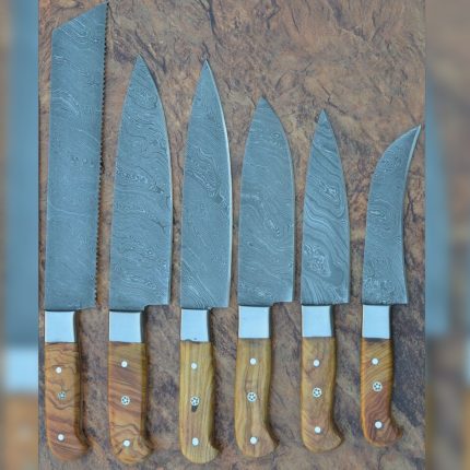 Damascus Handmade Steel Kitchen Knives