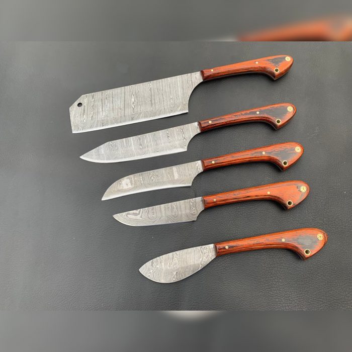 Damascus Custom Handmade Steel Kitchen Knives