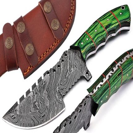 Handmade Damascus Knives & Handmade Knives for Sale with Damascus Steel Folding Knife Option