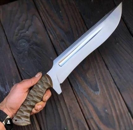 Handmade D2 Steel Bowie knife With Micarta Handle VKS-019