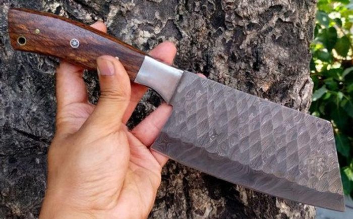 Handmade Damascus Steel Chef knife, Meat Cleaver, Butcher knife