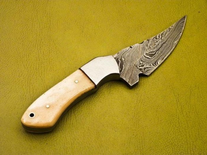 Camel Bone Handle Fixed Blade Hunting knife