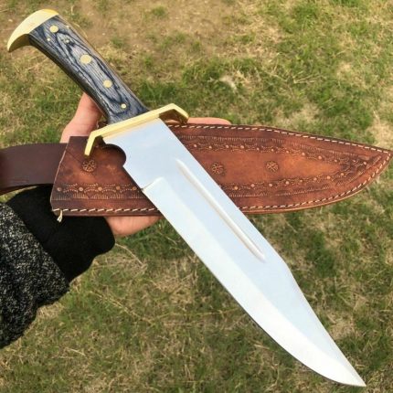 Handmade D2 Steel Bowie knife With Micarta Handle and Best Shape